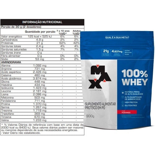 Whey Pro Max Titanium 1kg - Vitalis Sport™