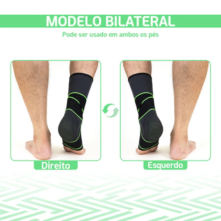 Kit 2 Tornozeleiras, Cotoveleiras, Munhequeiras - Vitalis Sport™