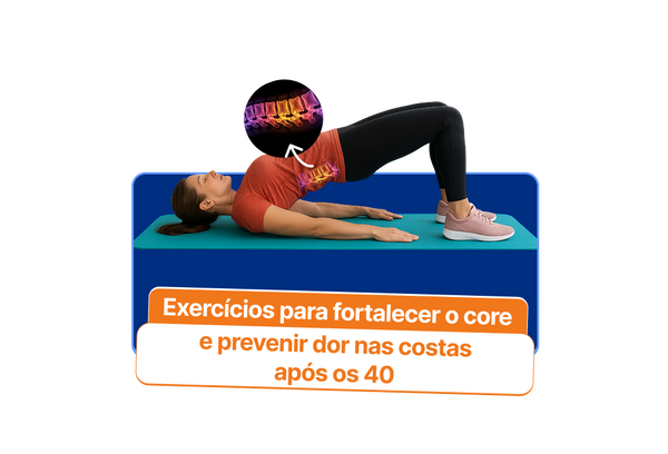 Exercícios para fortalecer o core e prevenir dor nas costas após os 40