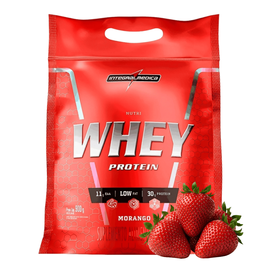 Kit 2 Nutri Whey Protein Hipercalórico Integralmédica 900g - Vitalis Sport™