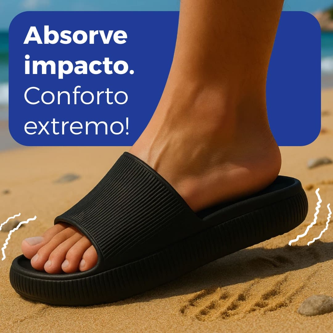 Chinelo Slide Nuvem Ortopédico Unissex - Vitalis Sport™