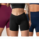 Pague 2 Leve 3 - Shorts Feminino Academia Cintura Alta - Promoção Natal™