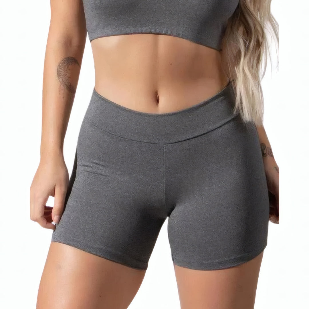 Pague 2 Leve 3 - Shorts Feminino Academia Cintura Alta - Vitalis Sport™
