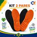 KIT 2 Pares de Palmilhas Ortopédicas Gel P.U para Dores nos Pés - Promoção de Copa™