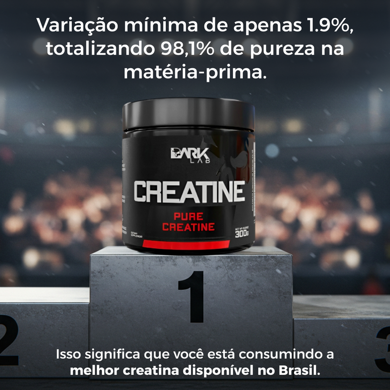Creatina Monohidratada 100% Pura 300g Dark Lab - Vitalis Sport™