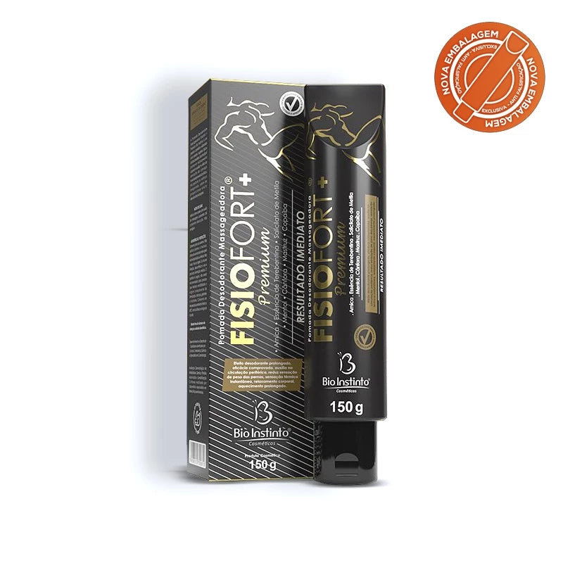 Pomada Massageadora Muscular Fisiofort Bio Instinto 150g - Vitalis Sport™