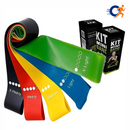 Kit 5 Mini Bands Elásticos Exercícios em Casa - Vitalis Sport™