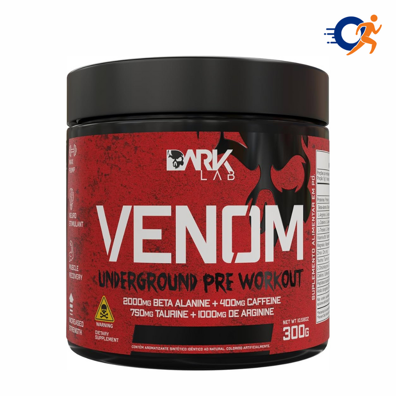 Pré Treino Venom Underground 300g Dark Lab - Vitalis Sport™