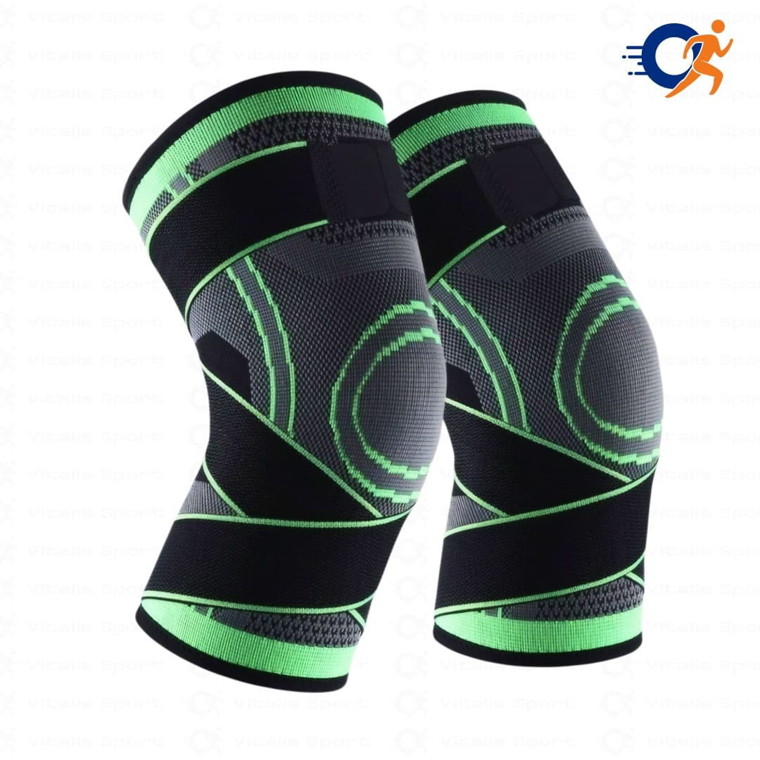 KIT 2 Joelheiras de Compressão Ortopédicas - Vitalis Sport™