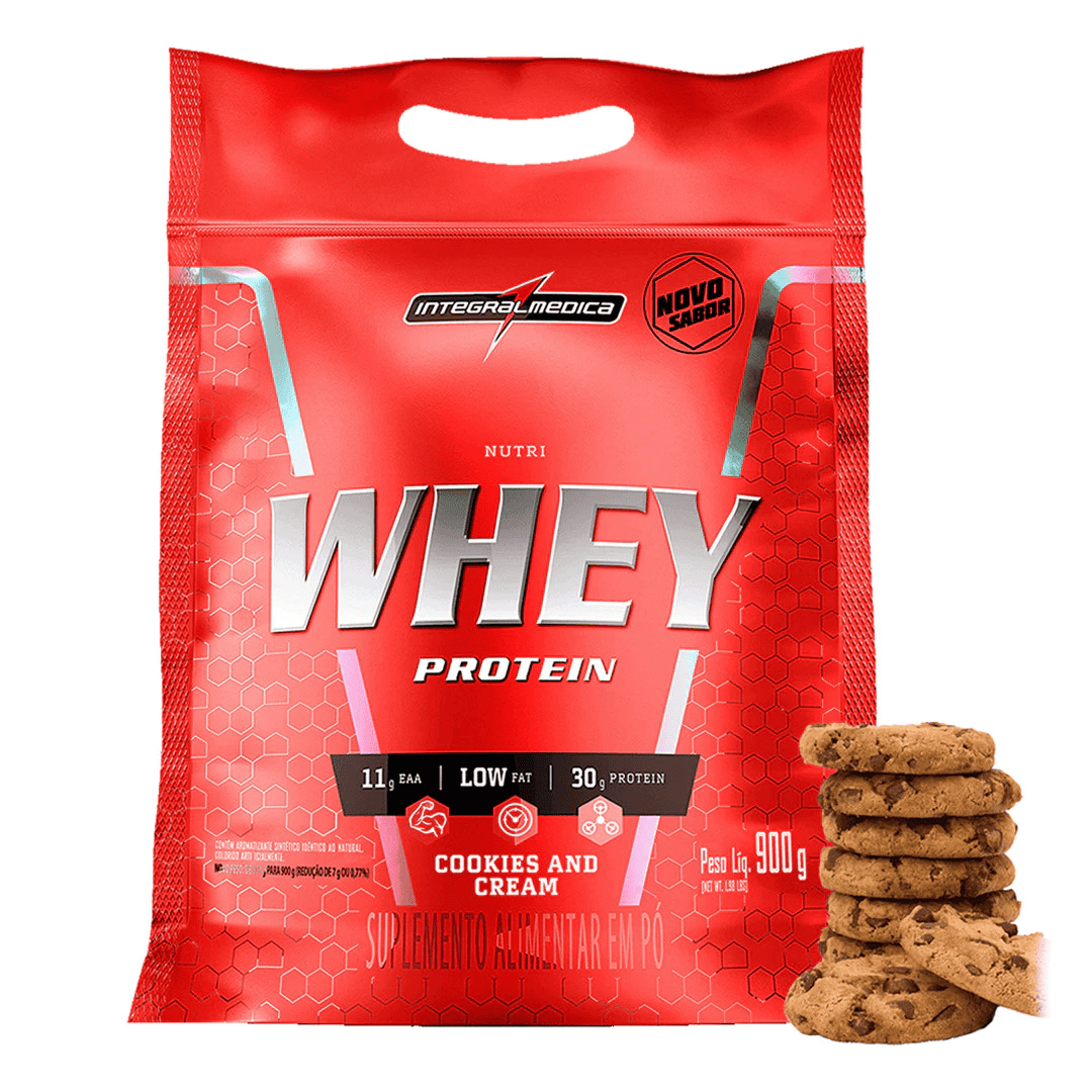 Kit 2 Nutri Whey Protein Hipercalórico Integralmédica 900g - Vitalis Sport™