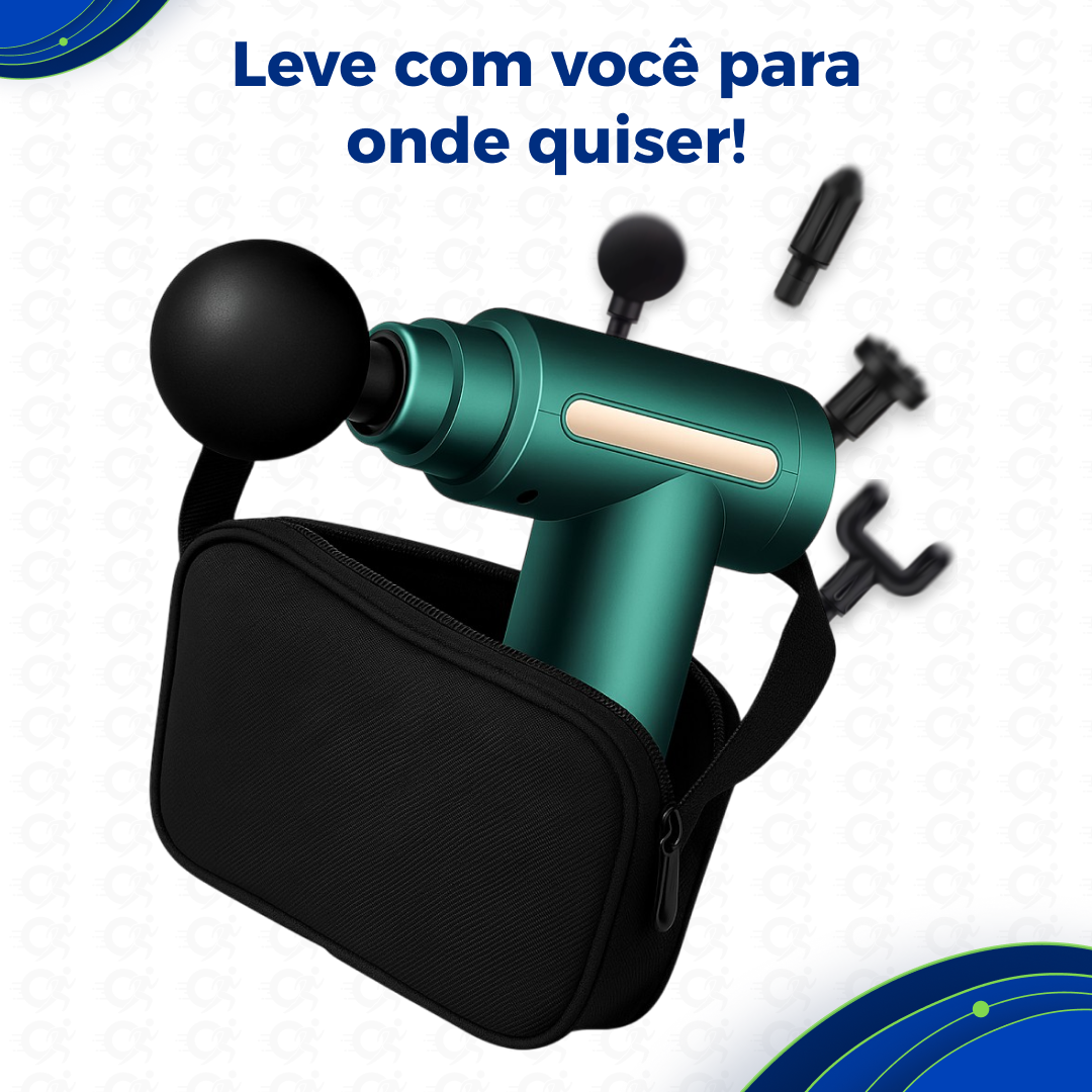 Palmilha Ortopédica de Gel + Pistola de Massagem Corporal - Vitalis Sport™