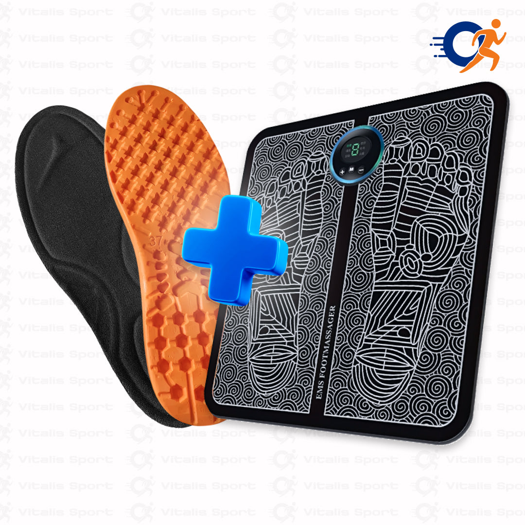 Palmilha Ortopédica de Gel + Tapete Massageador de pés - Vitalis Sport™