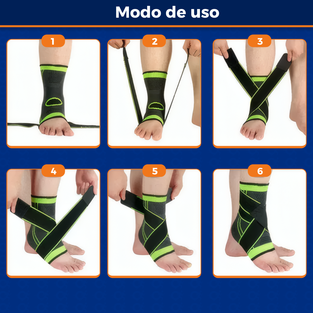 Palmilha Ortopédica de Gel + Par de Tornozeleiras Ortopédicas  - Vitalis Sport™