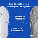 KIT 2 pares de Palmilhas Ortopédicas 4D - Vitalis Sport™