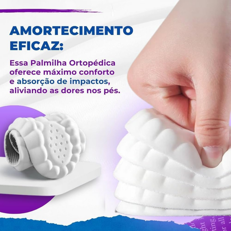 Kit 2 pares de Palmilhas Ortopédicas 4D - Vitalis Sport™