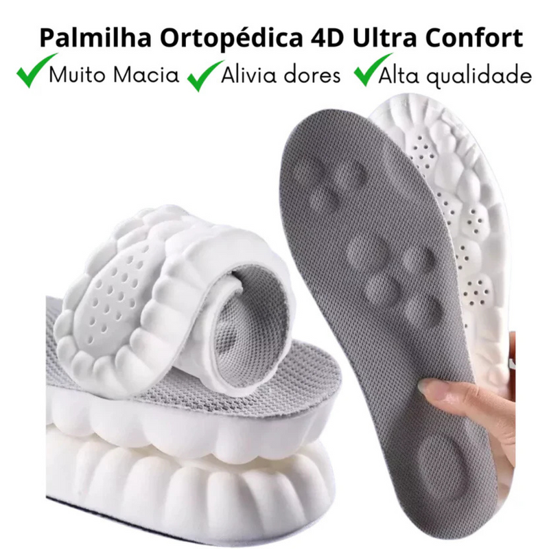 Kit 2 pares de Palmilhas Ortopédicas 4D - Vitalis Sport™