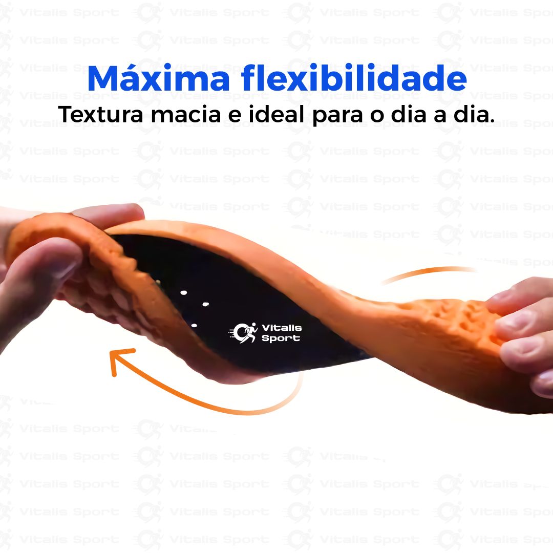 1 Par de Palmilha Ortopédica de Gel P.U - Vitalis Sport™