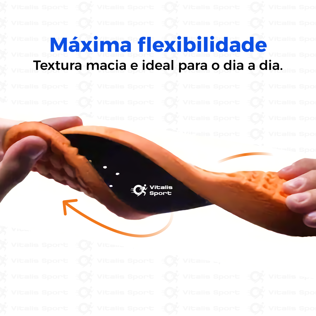 Palmilha Ortopédica de Gel + Par de Joelheiras Ortopédicas - Vitalis Sport™