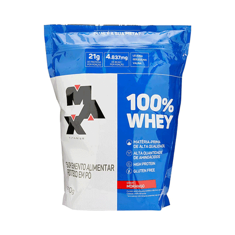 Whey Max Titanium 100% 900g - Vitalis Sport™