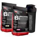 Kit 2x Hipercalórico 6 Six Bulking 6kg + Coqueteleira Bodybuilders - Vitalis Sport™