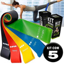 Kit 5 Mini Bands Elásticos Exercícios em Casa - Vitalis Sport™