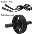 Roda de Exercícios Abdominal + Corda de Pular - Vitalis Sport™