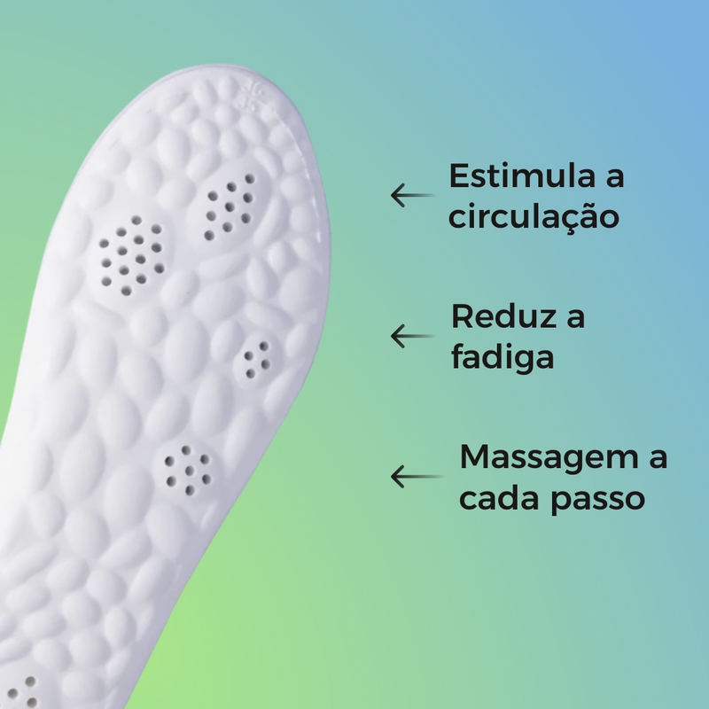 1 Par de Palmilha Ortopédica 4D - Vitalis Sport™