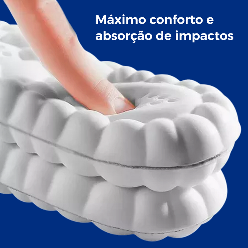 1 Par de Palmilha Ortopédica 4D - Vitalis Sport™