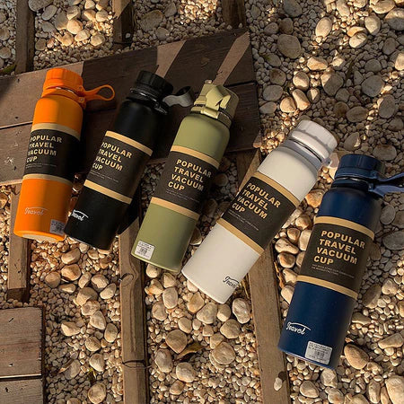 Garrafa Térmica Duplo Aço Inoxidável Esporte - Vitalis Sport™