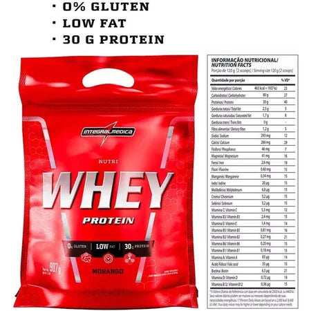 Kit 2 Nutri Whey Protein Integralmédica 900g - Vitalis Sport™