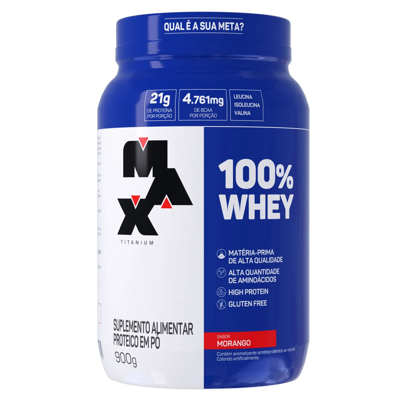 Whey Max Titanium 100% 900g - Vitalis Sport™
