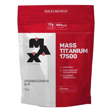 Hipercalórico Mass Titanium 17500 de 3kg Max Titanium - Vitalis Sport™