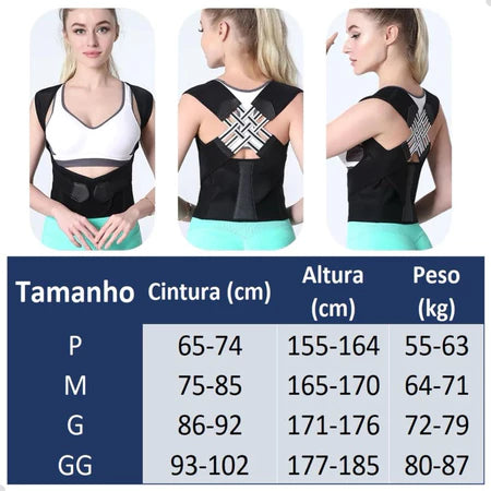 Corretor de Postura Colete Cervical - Vitalis Sport™