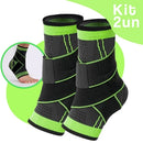 Kit 2 Tornozeleiras, Cotoveleiras, Munhequeiras - Vitalis Sport™