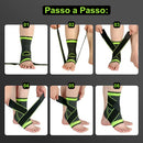 Kit 2 Tornozeleiras, Cotoveleiras, Munhequeiras - Vitalis Sport™