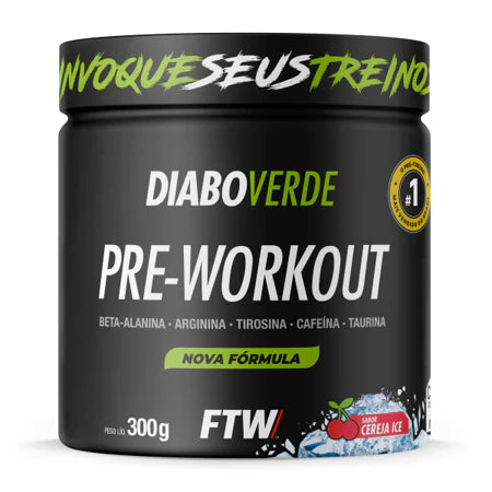 Pré treino Diabo Verde 300g FTW - Vitalis Sport™