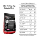 Kit 2x Hipercalórico 6 Six Bulking 6kg + Coqueteleira Bodybuilders - Vitalis Sport™