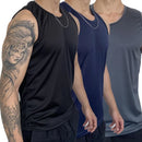 KIT 3 Camisetas Regata de Treino e Exercícios - Vitalis Sport™