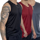 KIT 3 Camisetas Regata de Treino e Exercícios - Vitalis Sport™