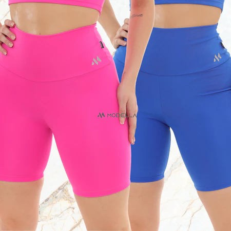 KIT 2 Peças de Bermudas Blackout Feminina Fitness - Vitalis Sport™