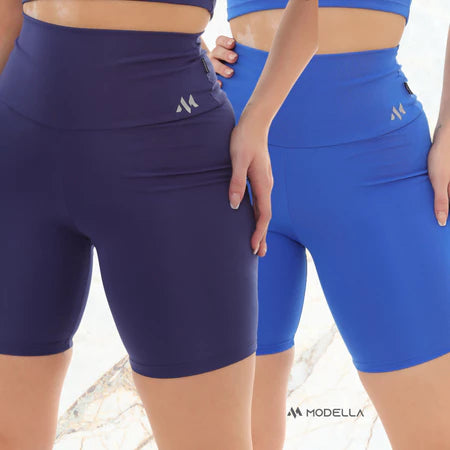 KIT 2 Peças de Bermudas Blackout Feminina Fitness - Vitalis Sport™