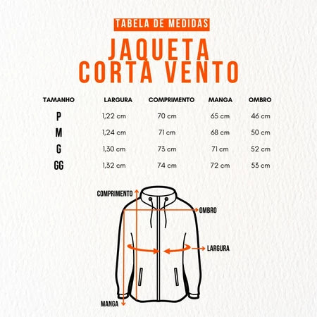 Jaqueta Impermeável Masculina Esporte - Vitalis Sport™