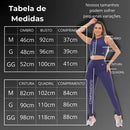 KIT 2 Conjuntos Blackout Moda Academia Zero Transparência - Vitalis Sport™