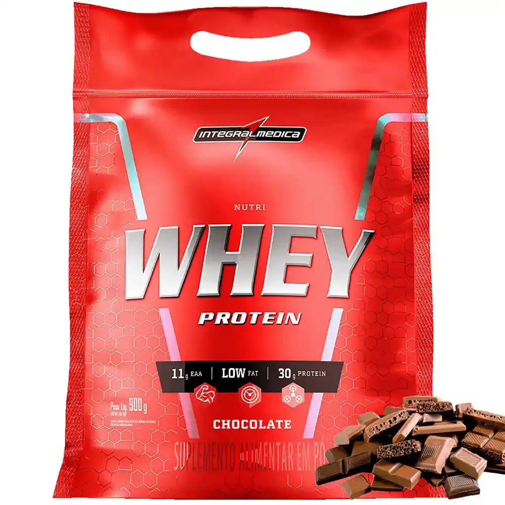 Kit 2 Nutri Whey Protein Hipercalórico Integralmédica 900g - Vitalis Sport™